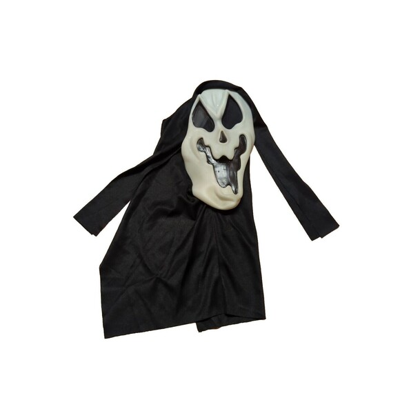 Ghost Face Scream Mask Easter Unlimited 9206 Squiggly Smile Halloween - Picture 1 of 9